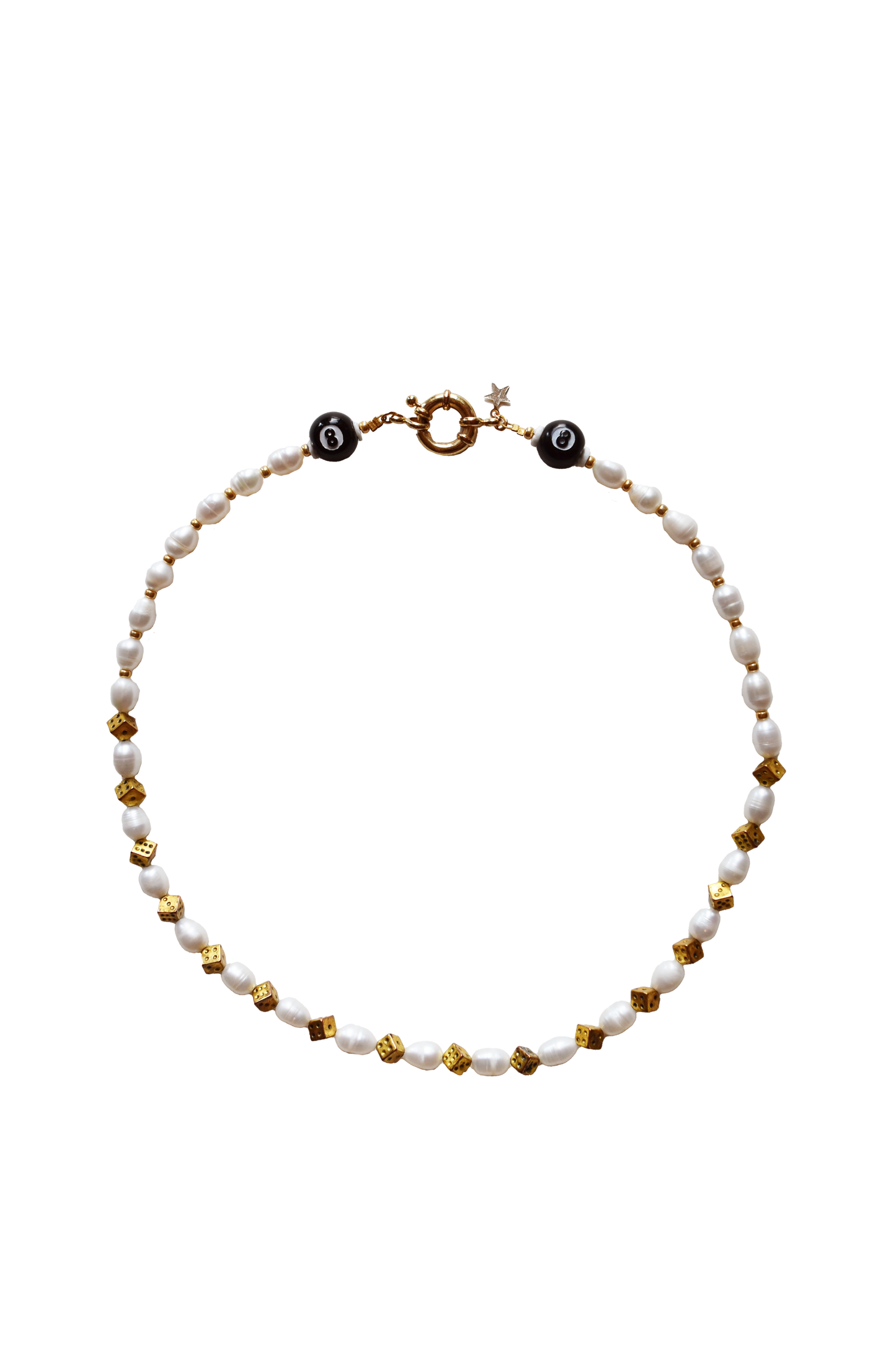 Billiards Lucky Pearl Necklace