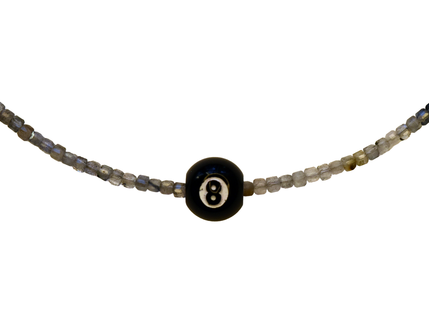 8 Ball Pool Beaded Necklace