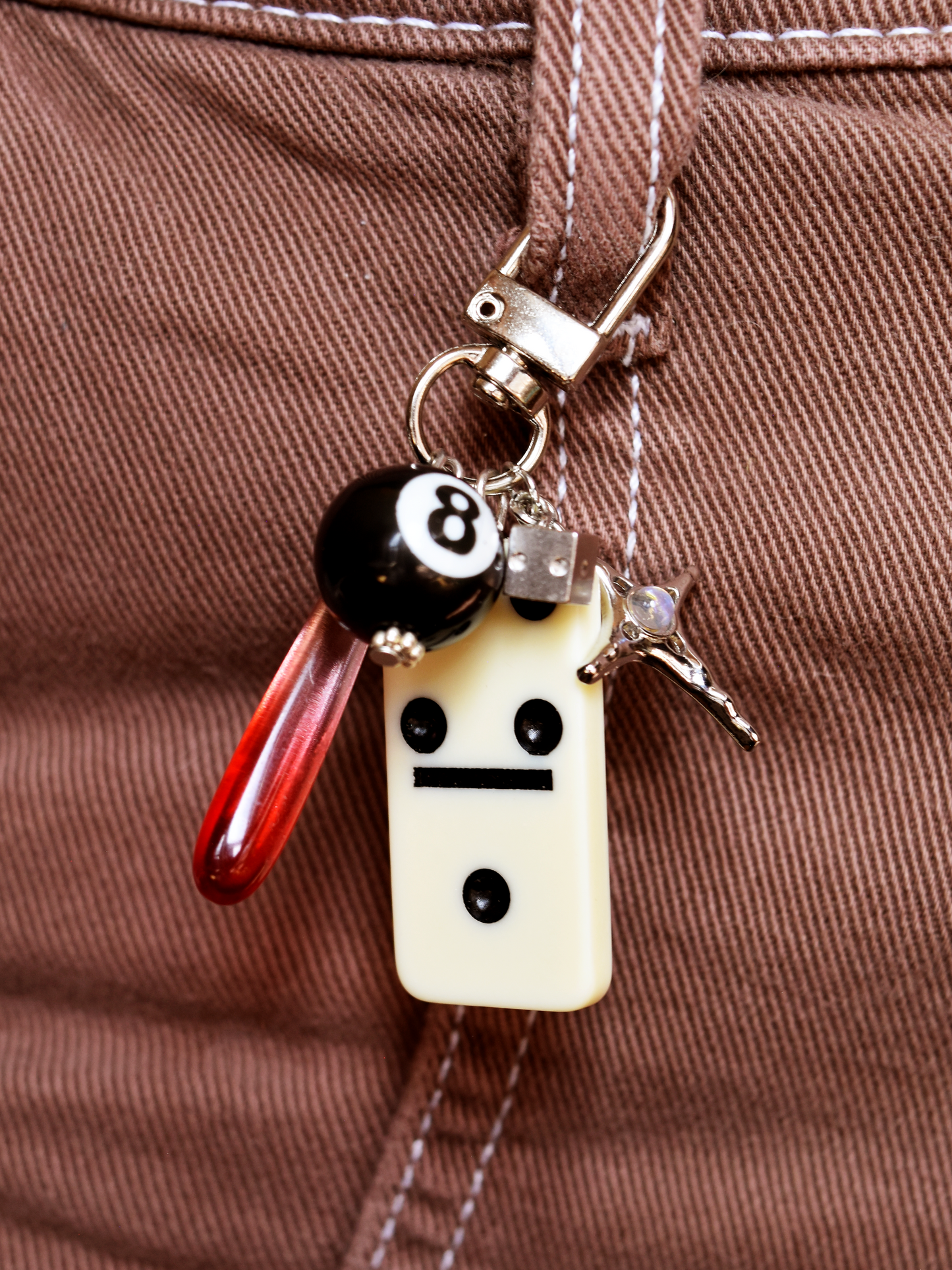 Lucky Loved Dive Bar Keychain
