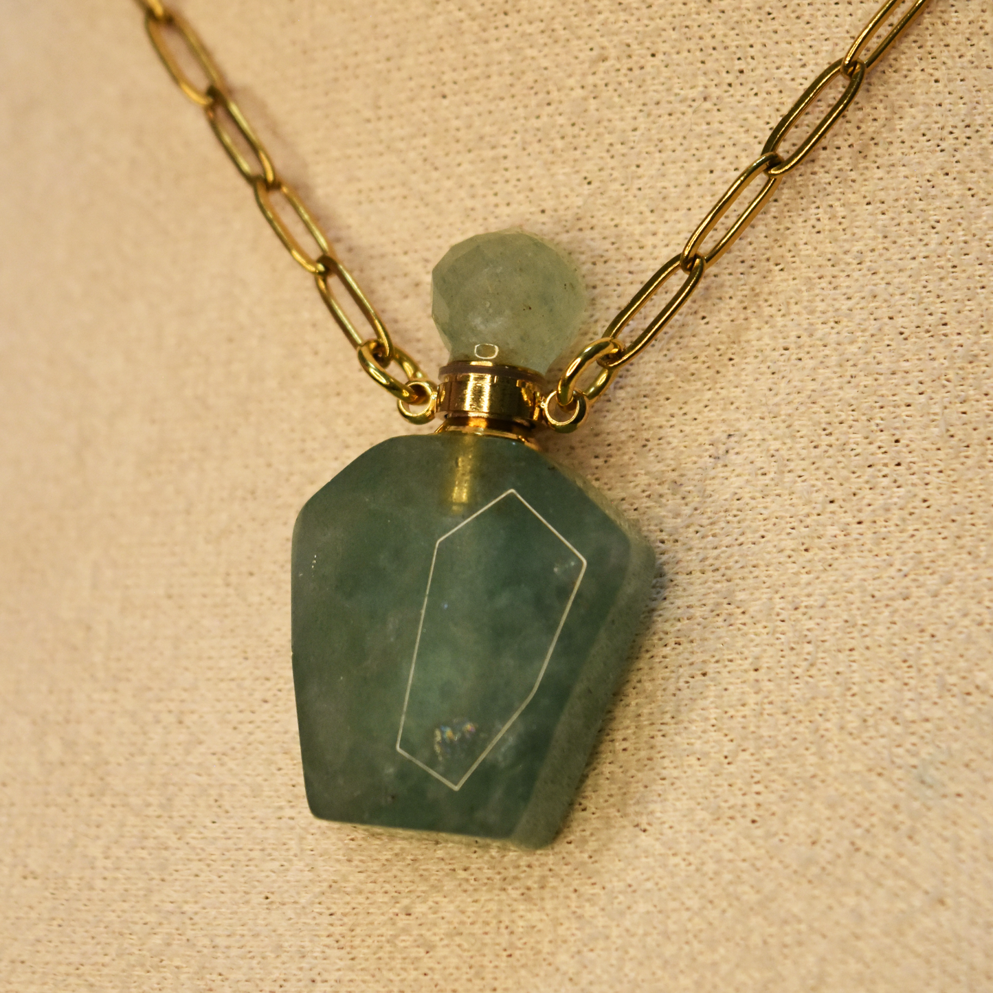 Perfume Bottle Chain Necklace