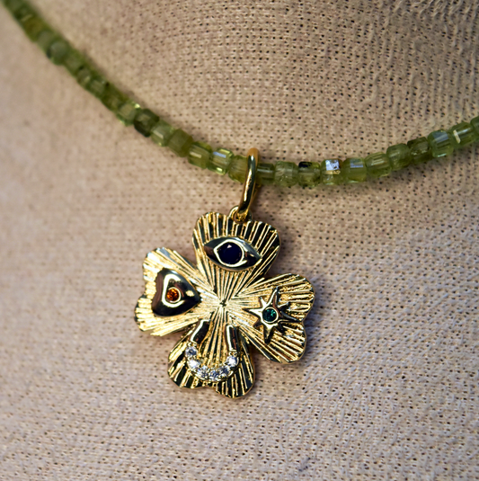 Lucky Clover Charm Necklace