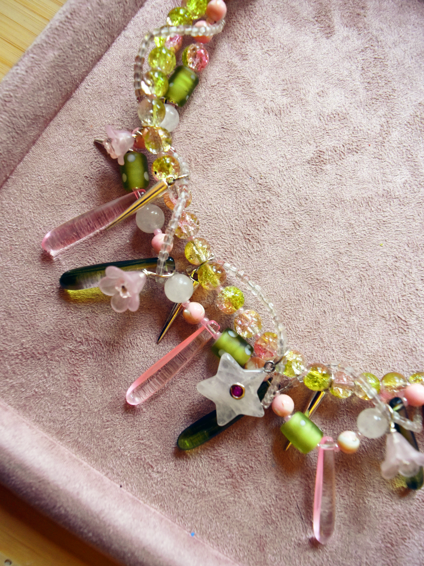 Spring Flower Inspired Necklace