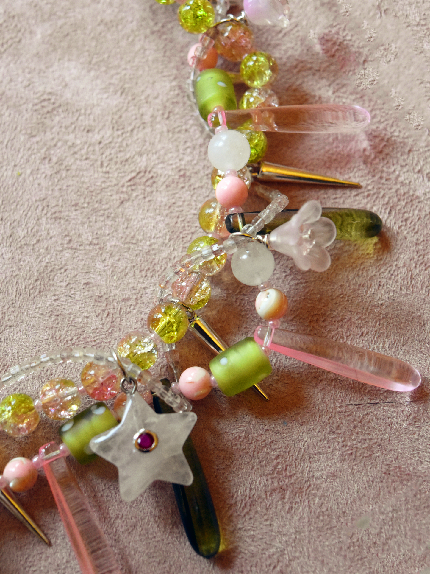 Spring Flower Inspired Necklace