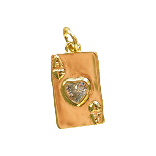 Ace of Hearts Charm