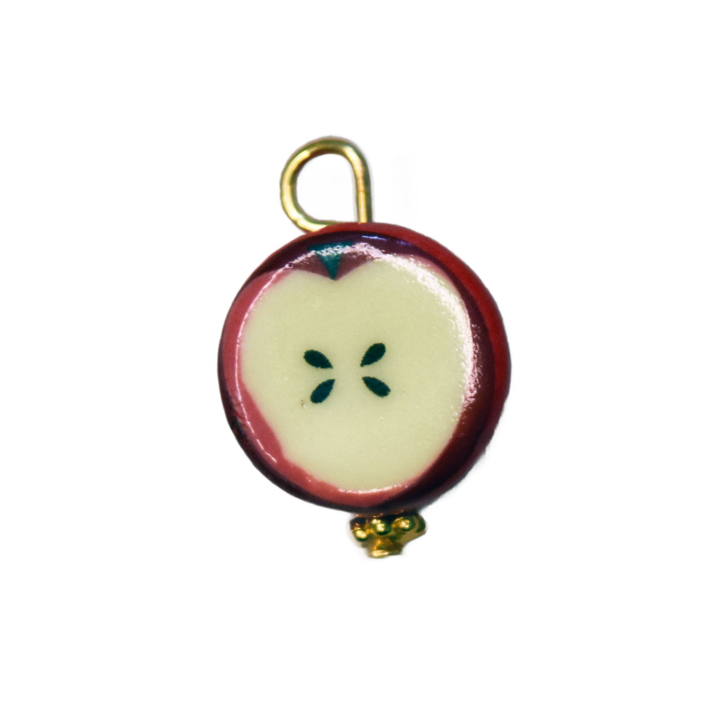 Apple Ceramic Charm