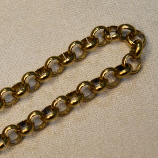 Circular Chain Gold Necklace (Blank)