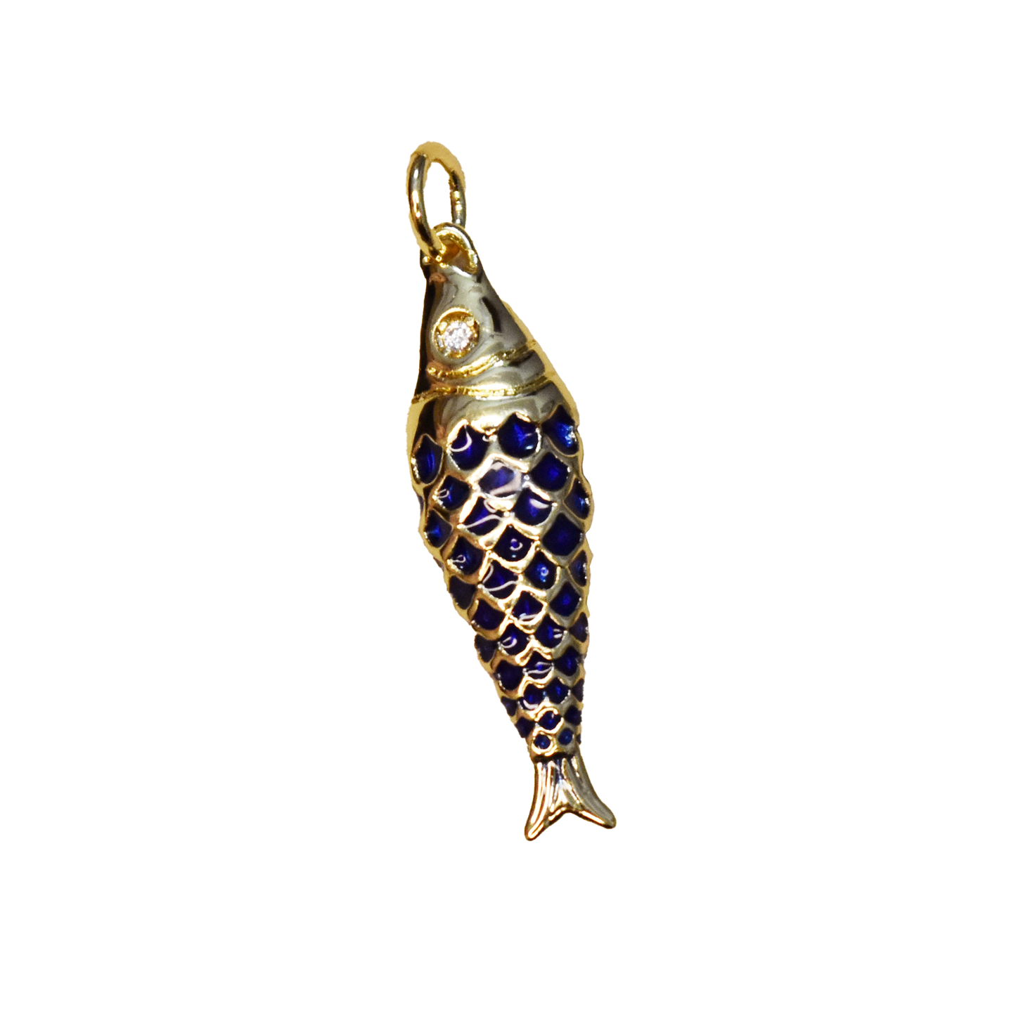 Blue Fish Charm