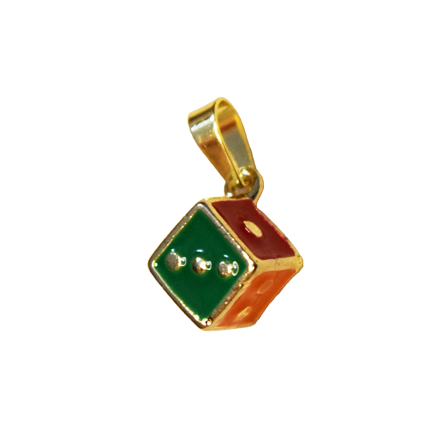 Colorful Dice Charm
