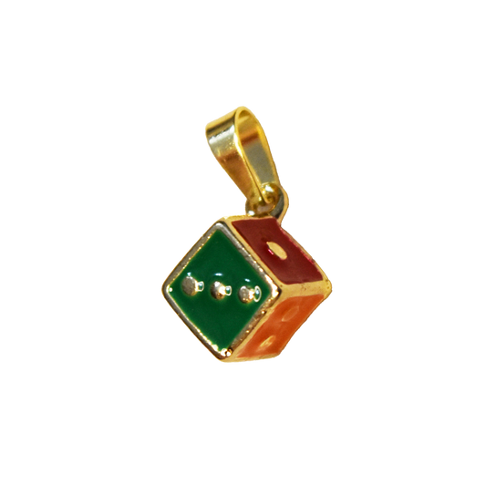 Colorful Dice Charm