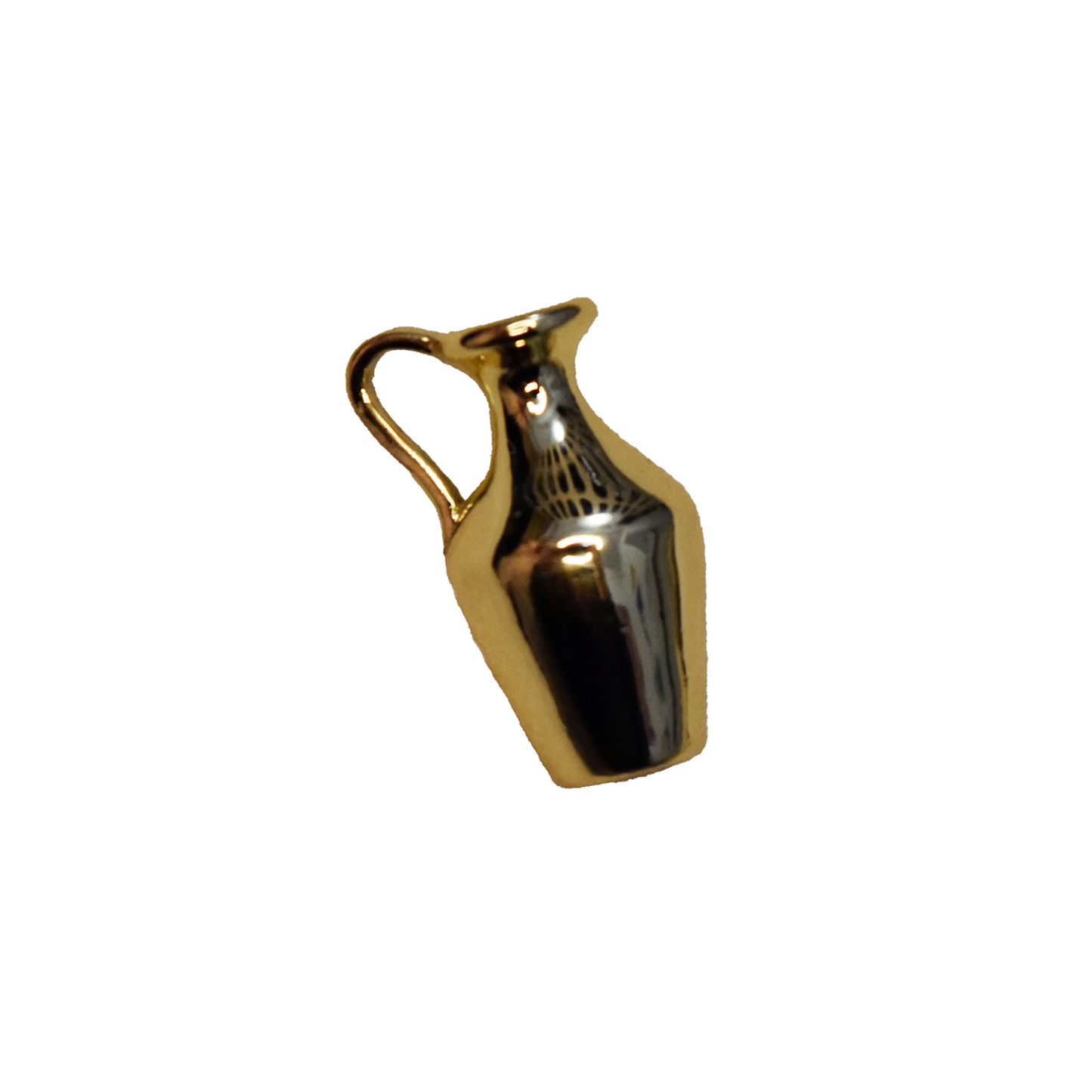 Gold Wine Pot Charm