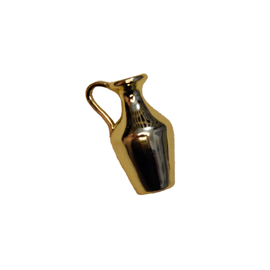 Gold Wine Pot Charm
