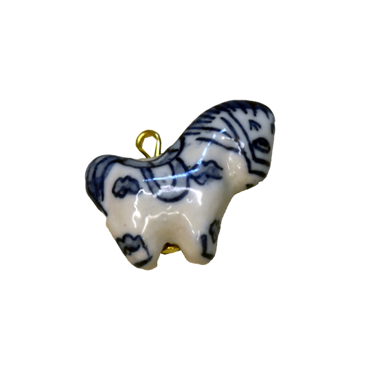 Handmade Porcelain Horse Charm