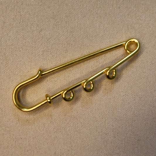 Gold Safety Pin (Blank)