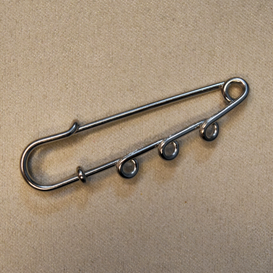 Silver Safety Pin (Blank)