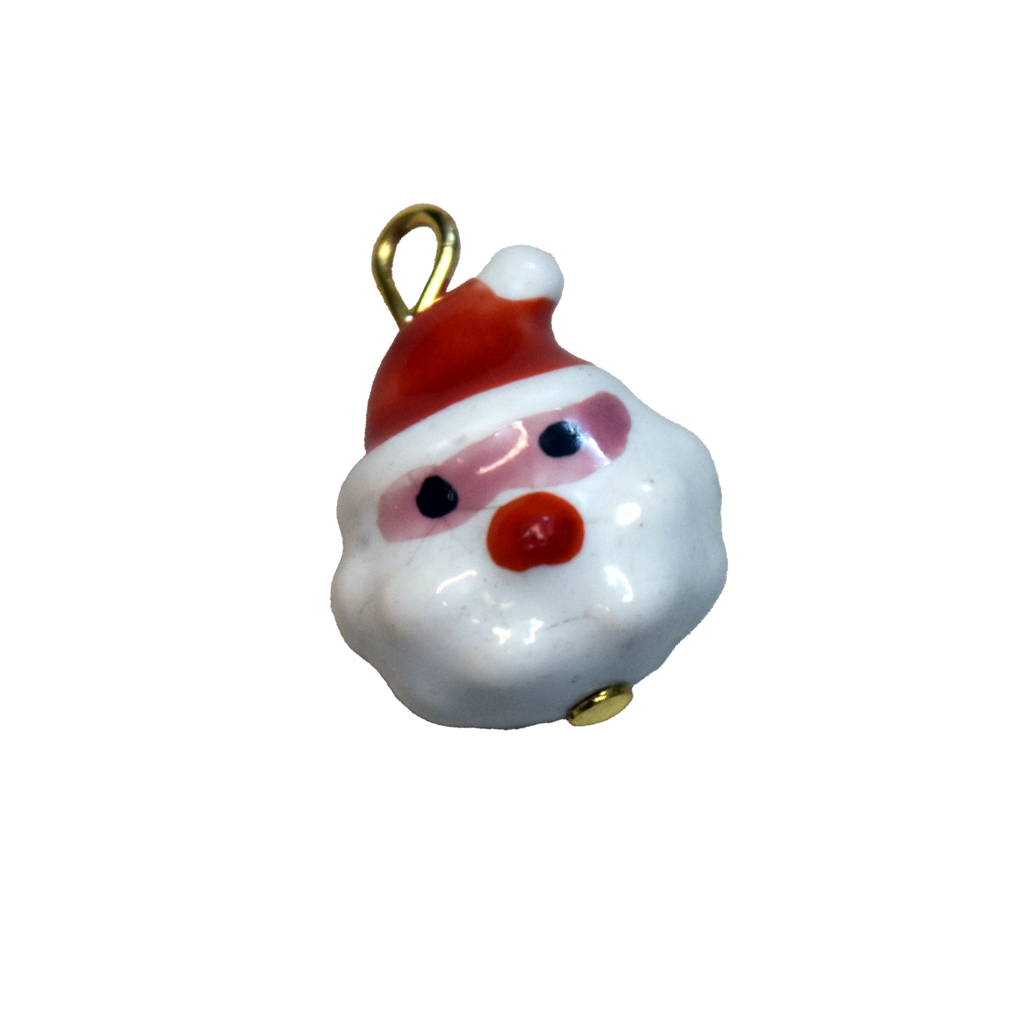 Handmade Porcelain Santa Claus Charm