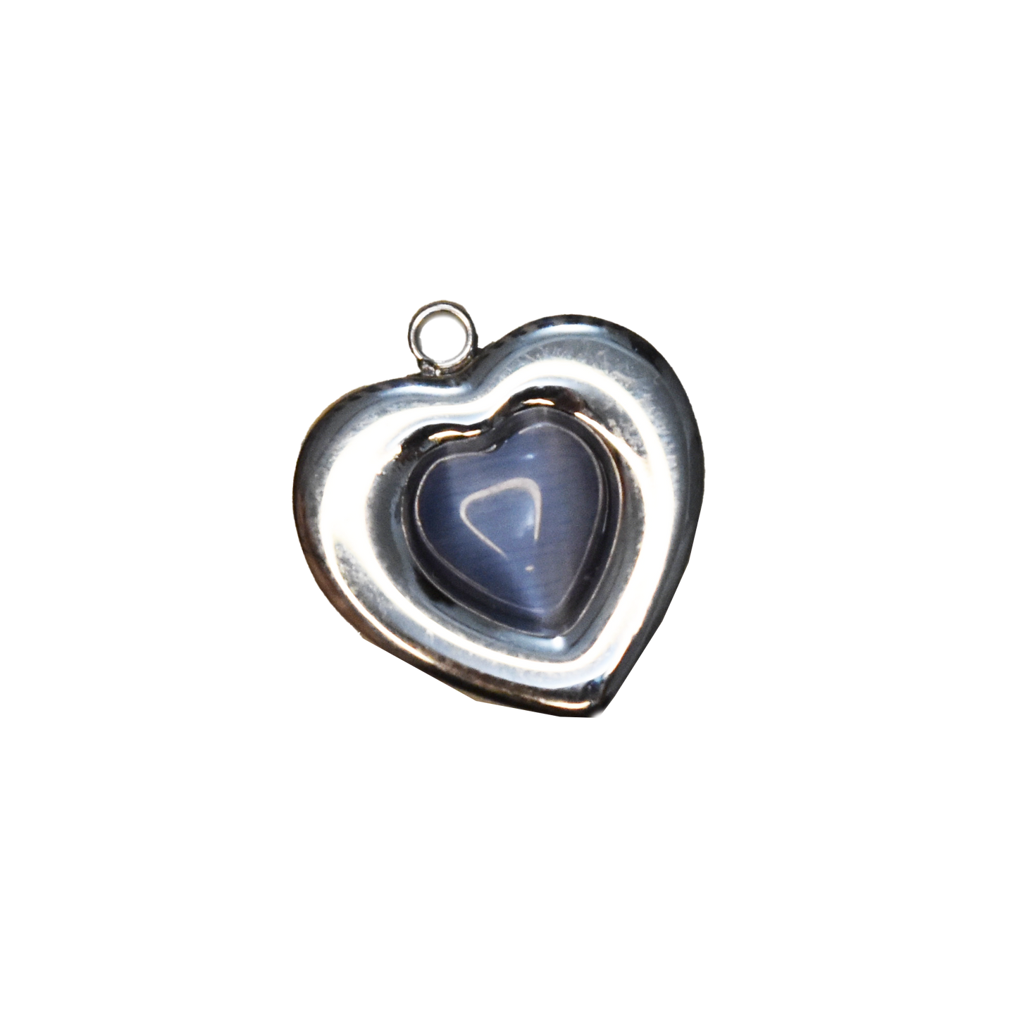 Cat Eye Heart Charm