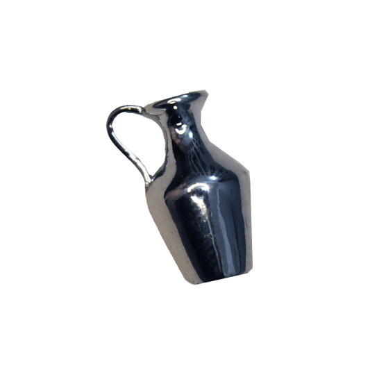 Silver Wine Pot Charm