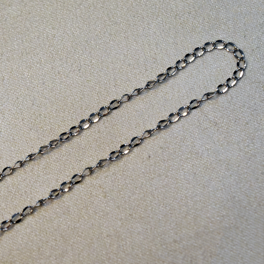 Minimalist Silver Chain Necklace (Blank)