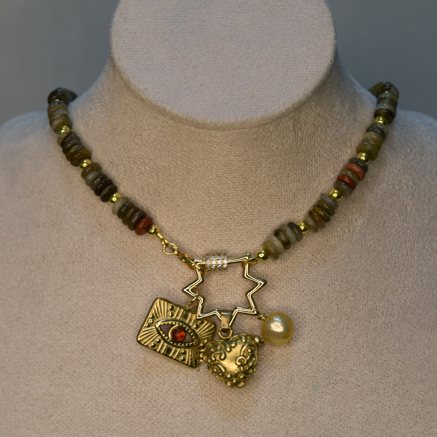 Starburst Keychain Necklace