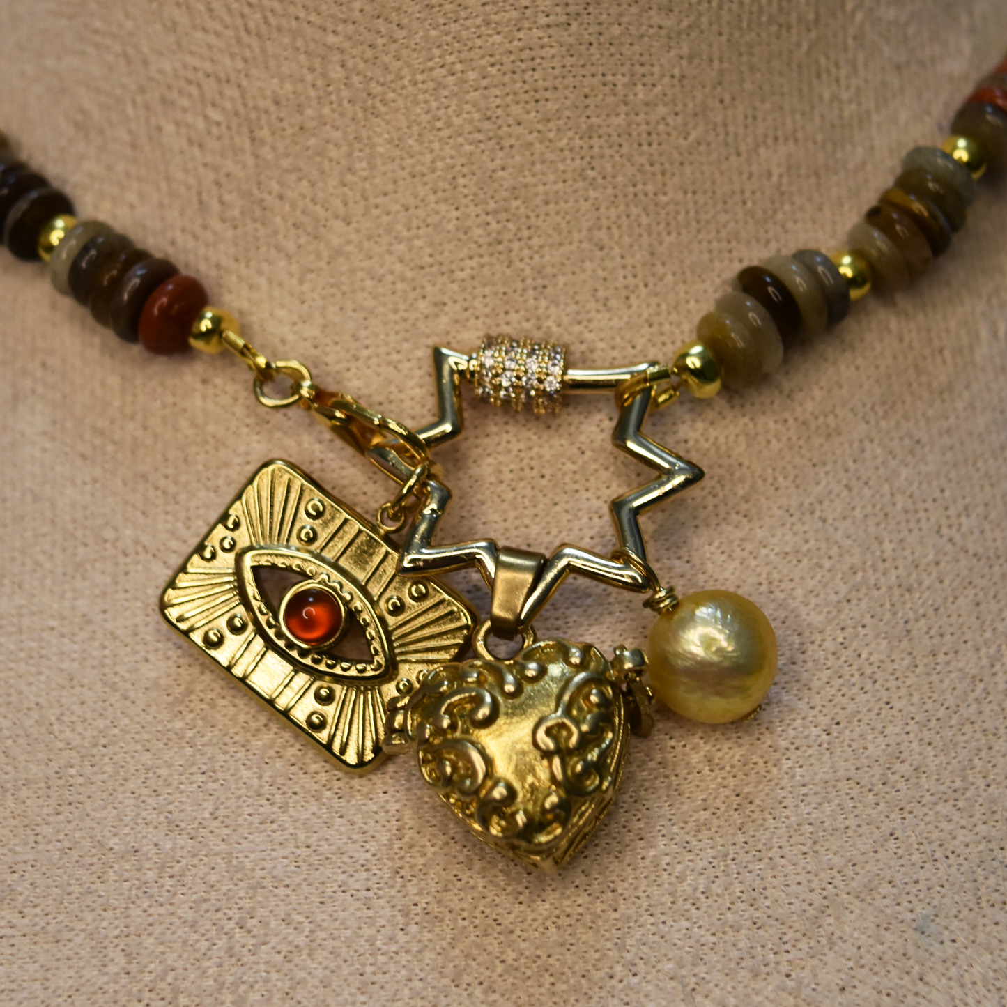 Starburst Keychain Necklace